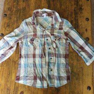 Flannel t-shirt